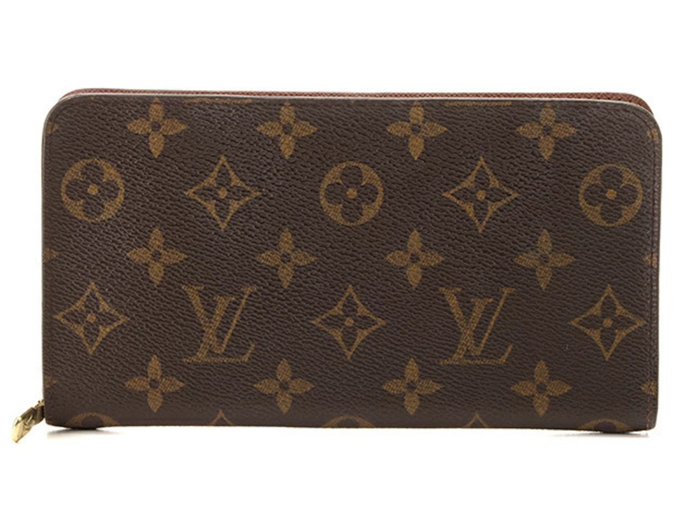 LOUIS VUITTON Round Zip Wallet Portemonnaie Monogram
